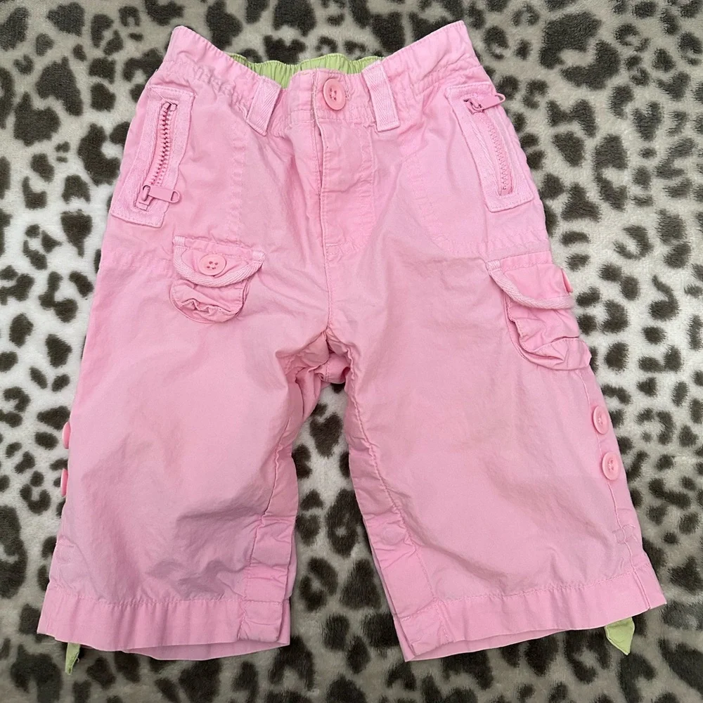 babyGap Convertible Cargo Pants in Pink Size Infant 6-12 months